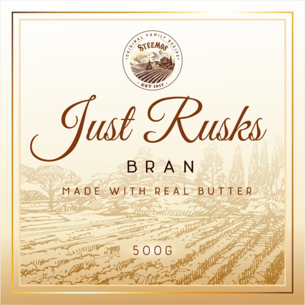 Just Rusks Bran - 500g