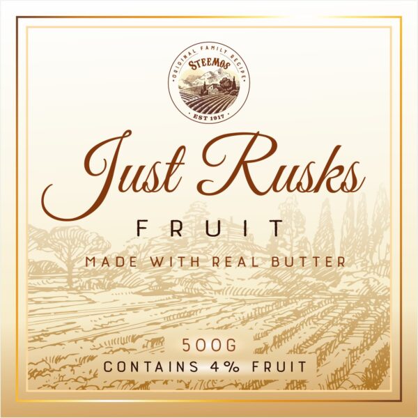 Just Rusks Fruit - 500g